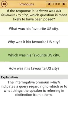 Grammar  Parts of Speech Lite android App screenshot 10