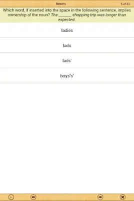 Grammar  Parts of Speech Lite android App screenshot 0